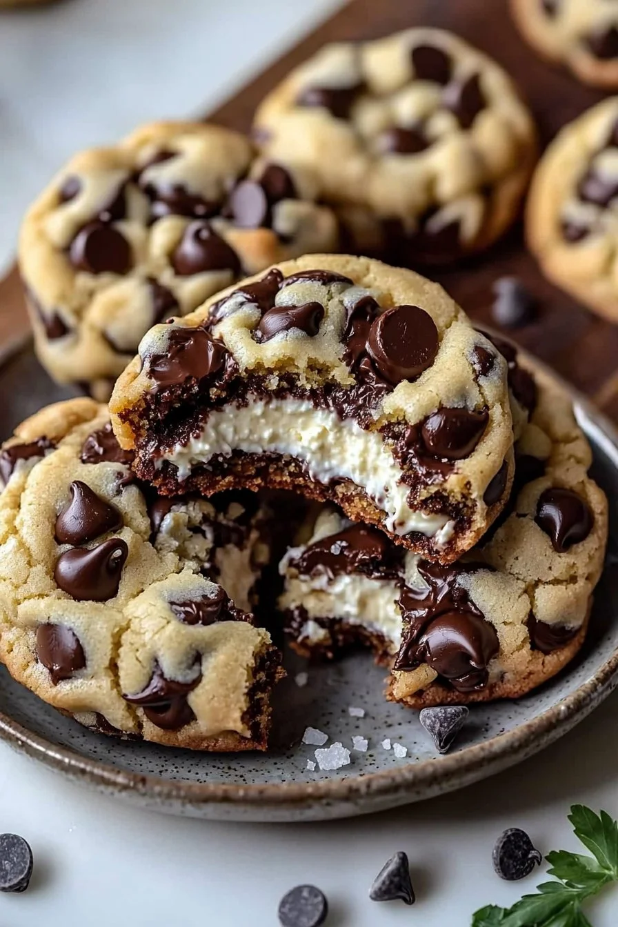 Chocolate Chip Cheesecake Cookies