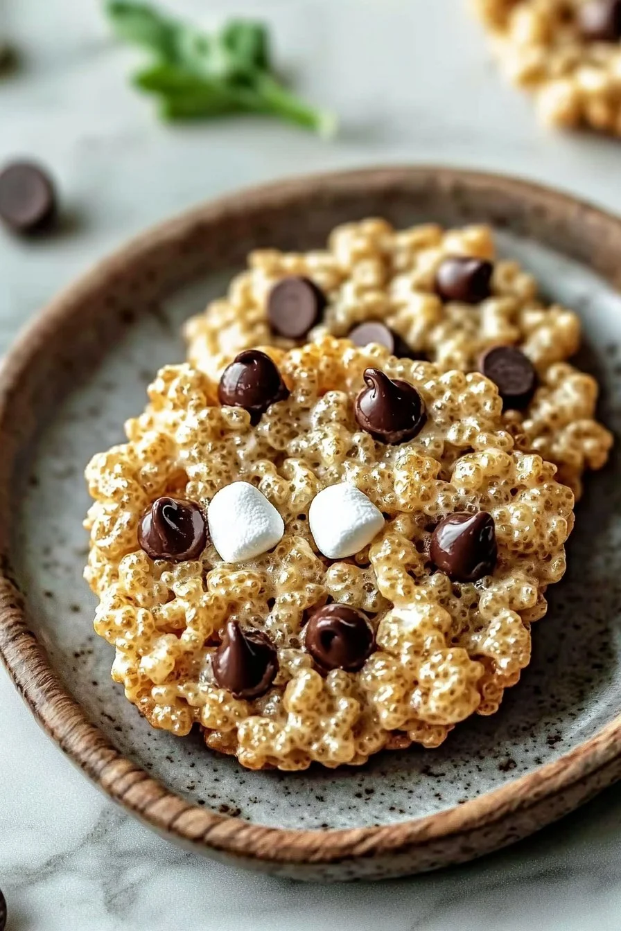 Chocolate Chip Rice Krispie Cookies