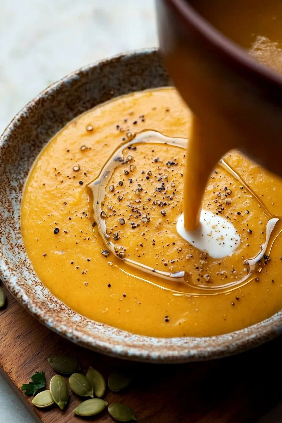 Creamy Roasted Apple Pumpkin Soup