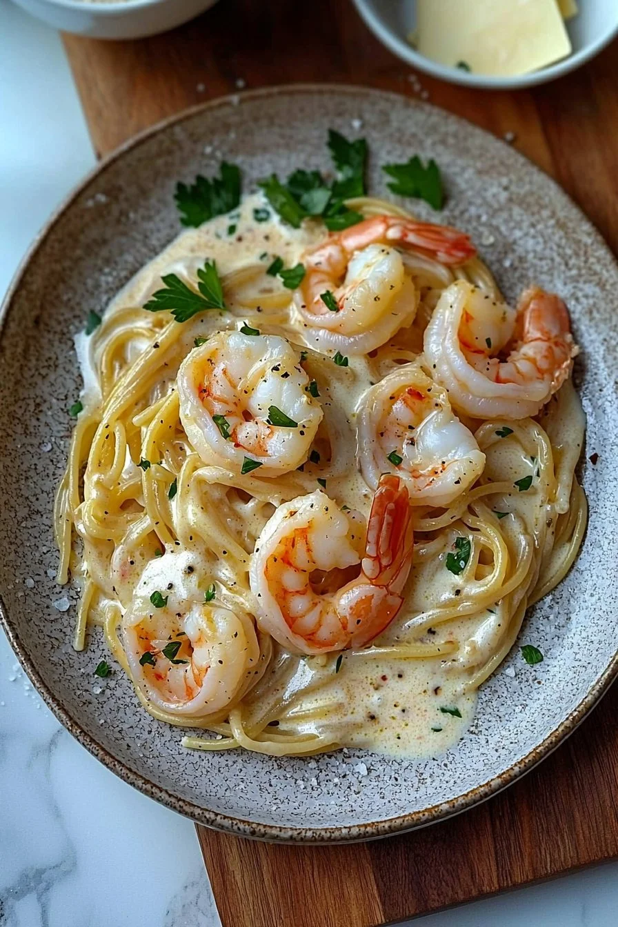 Creamy Shrimp Scampi