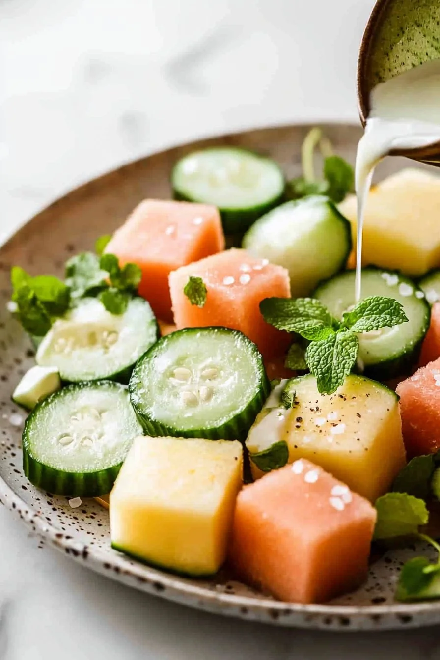Cucumber Melon Salad