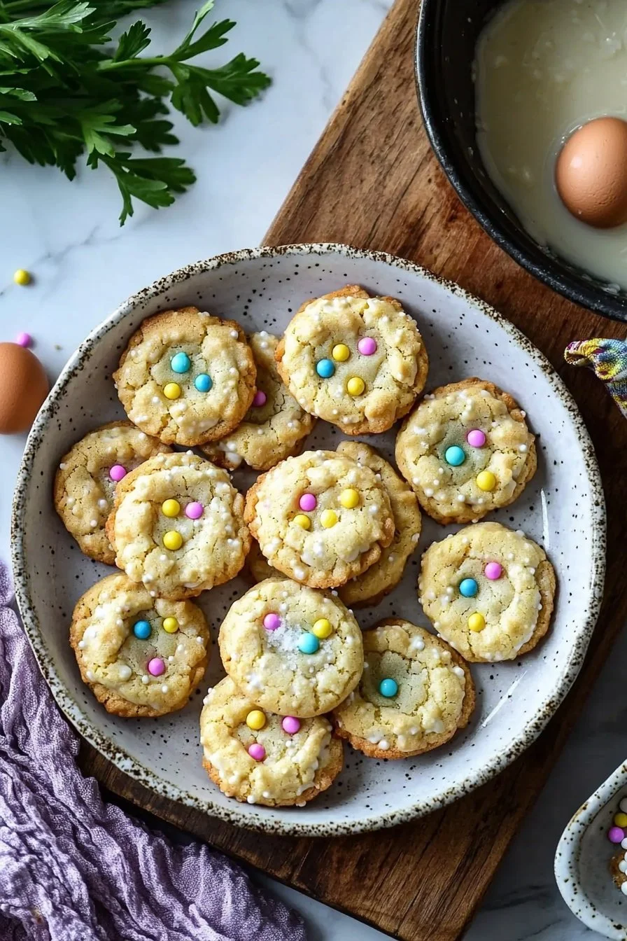 Cute Button Cookies