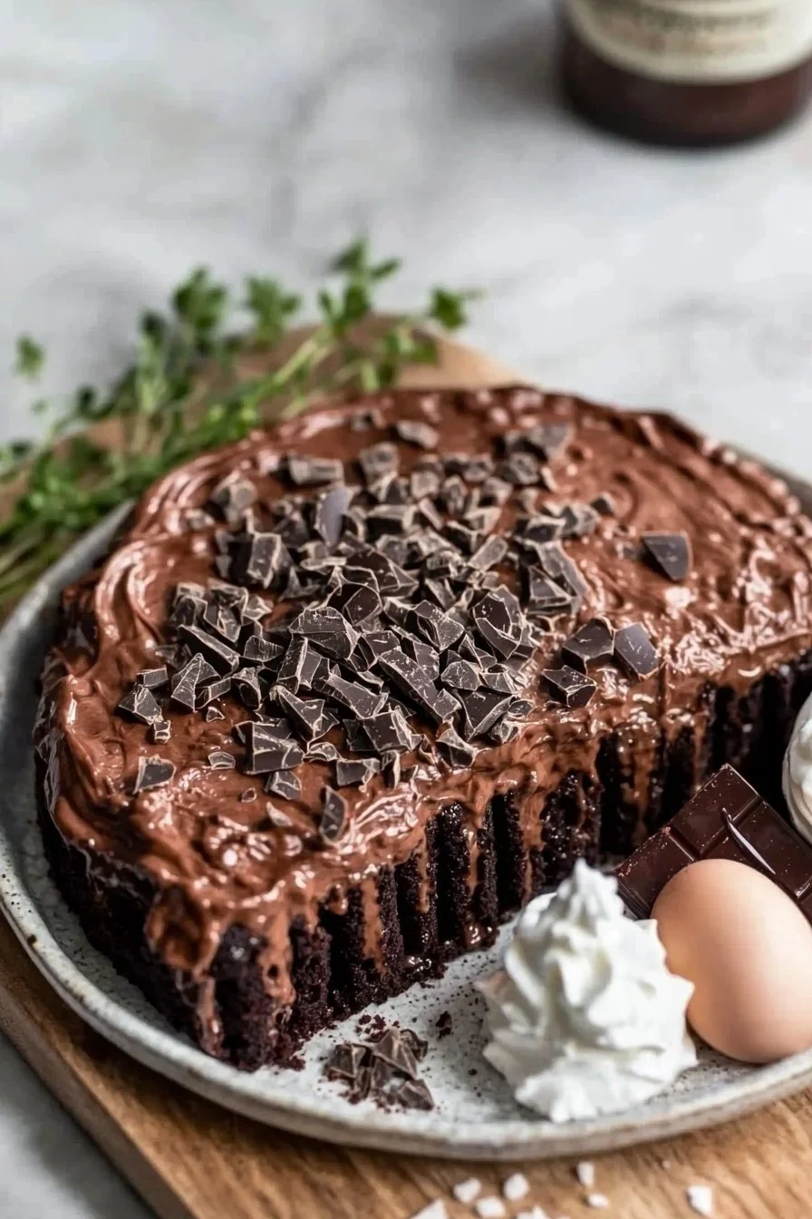 Easy Chocolate Poke Cake