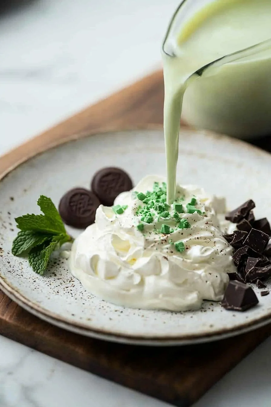Easy Creamy Mint Dessert