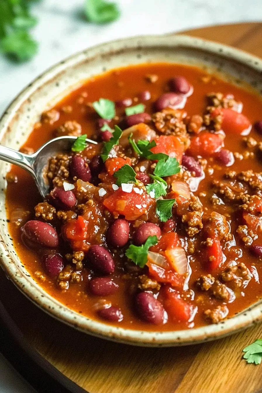 Easy Crockpot Chili