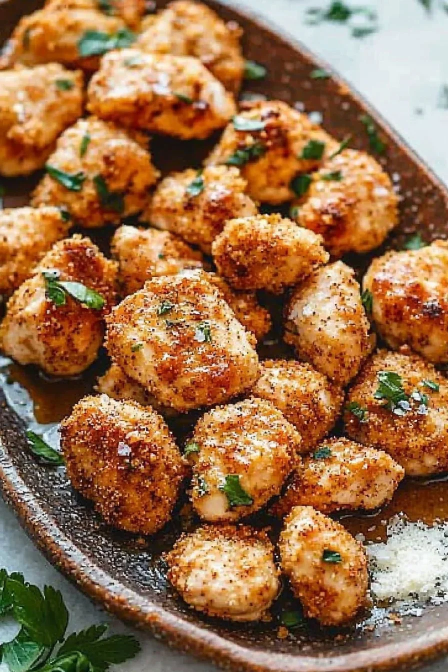 Easy Oven Baked Chicken Bites