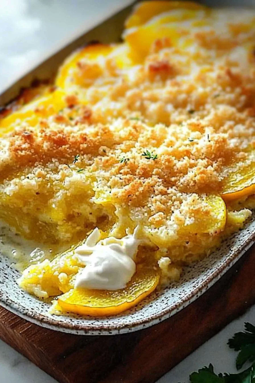 Easy Yellow Squash Casserole