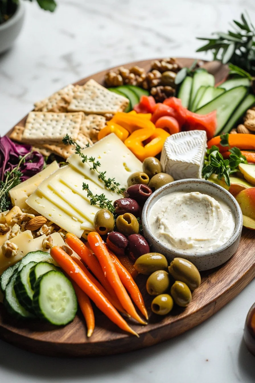 Festive Cheese and Veggie Boards