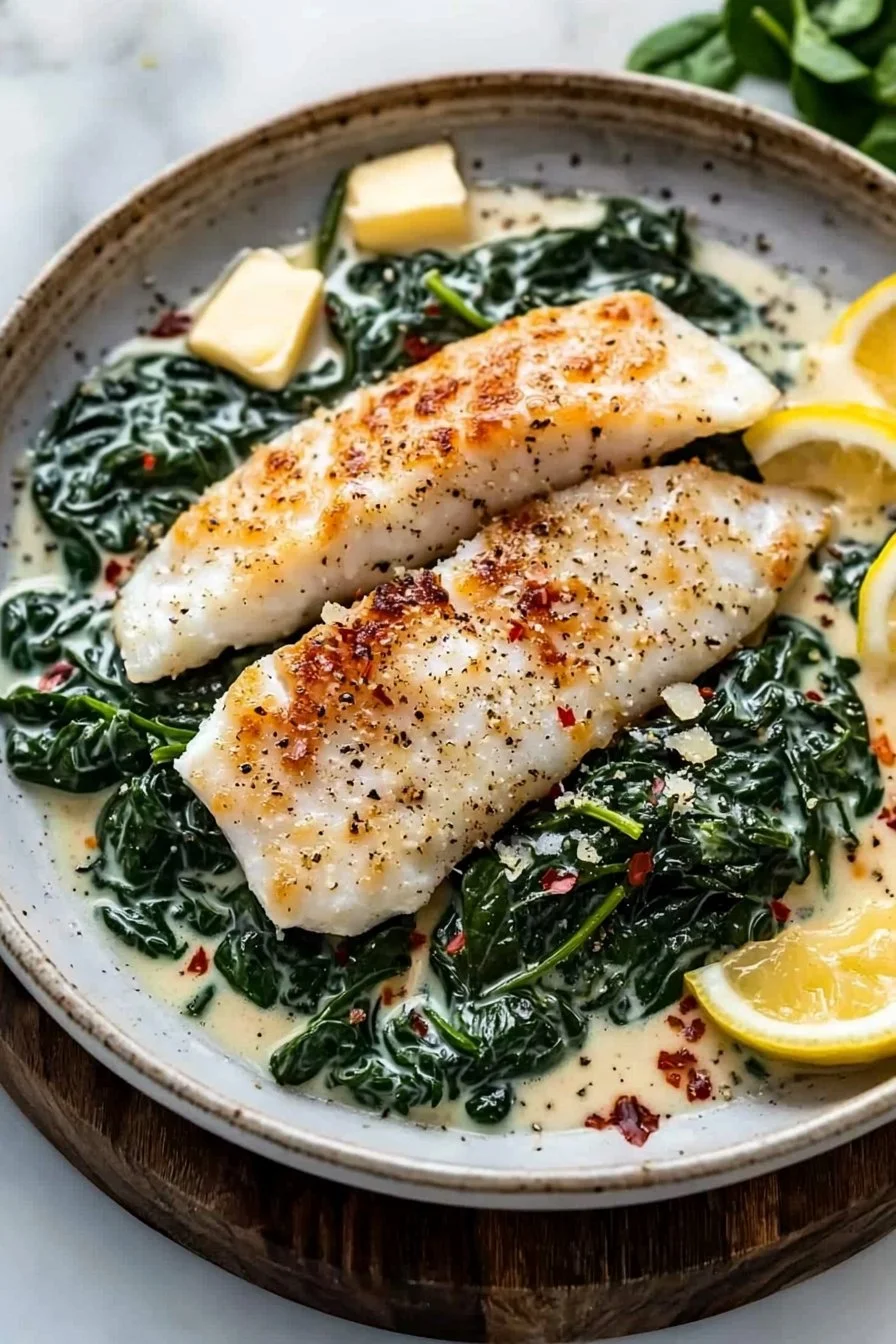 Fish Florentine