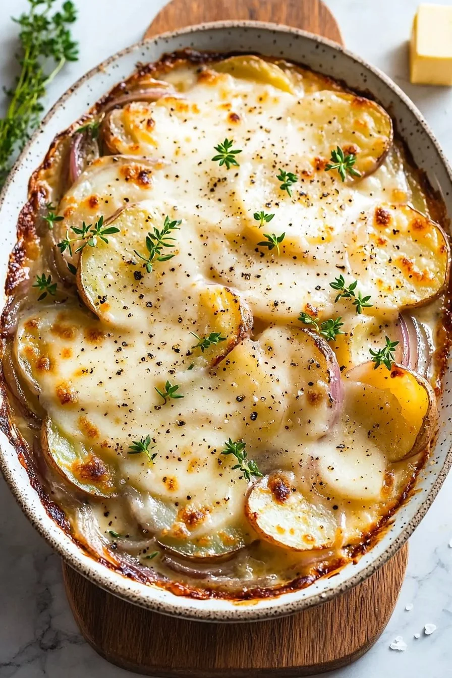 French Potato and Onion Gratin