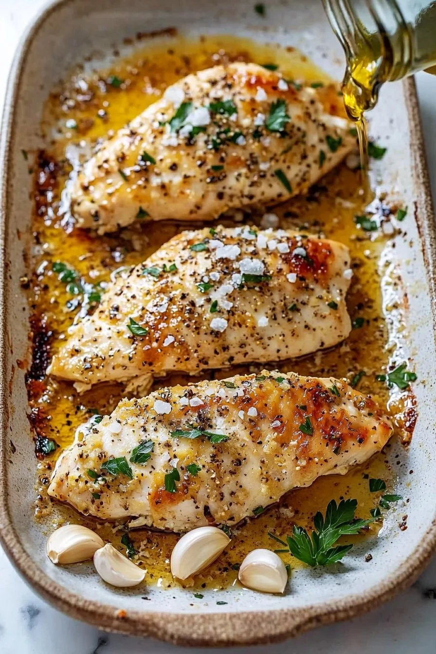 Garlic Parmesan Chicken Bake