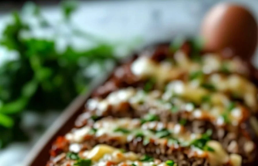 Garlic Parmesan Meatloaf