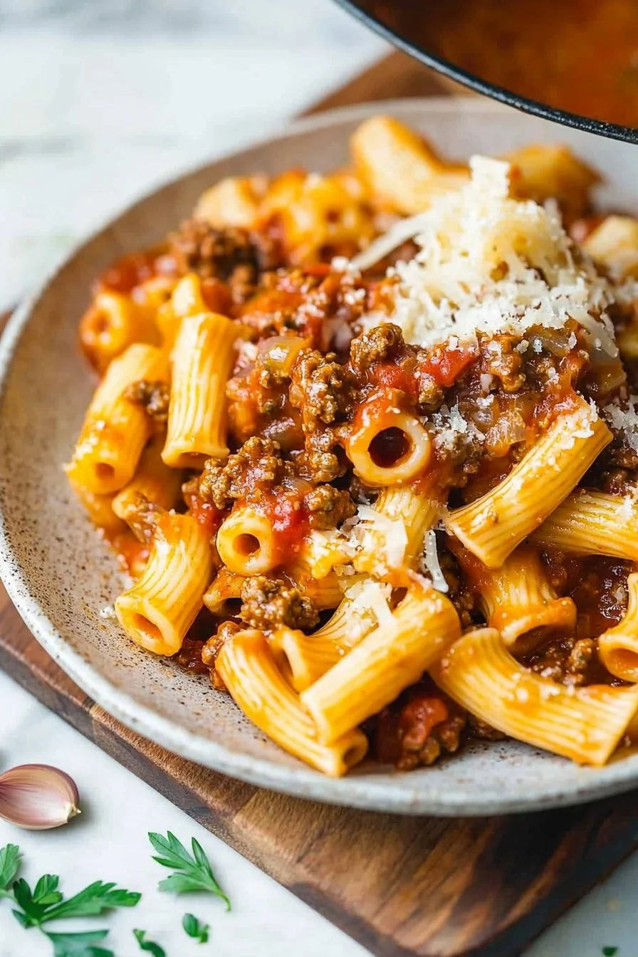 Homemade Beefaroni