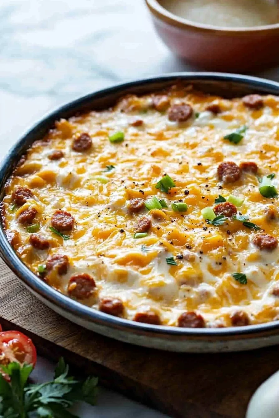 Hot Cheesy Sausage Dip
