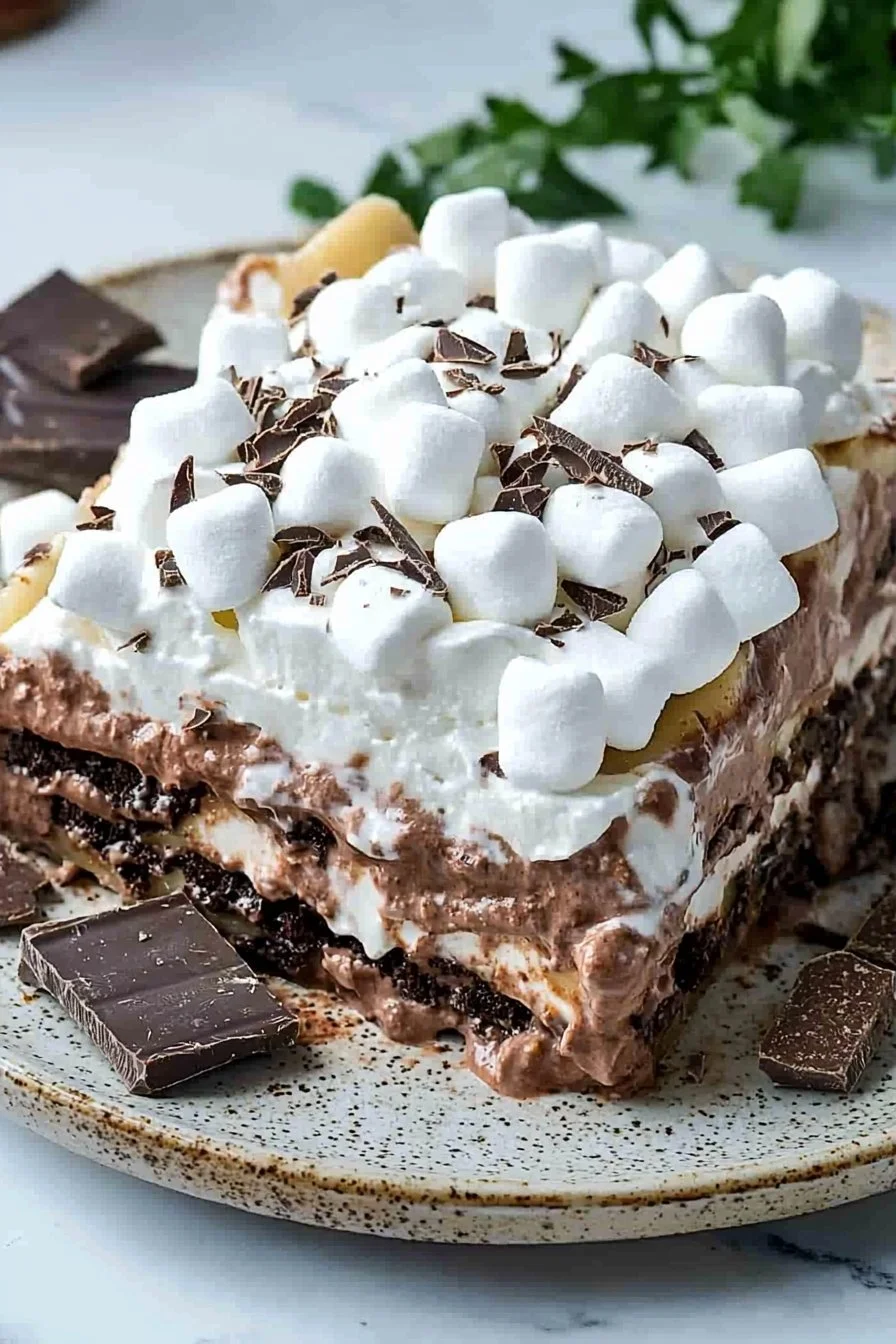 Hot Chocolate Lasagna