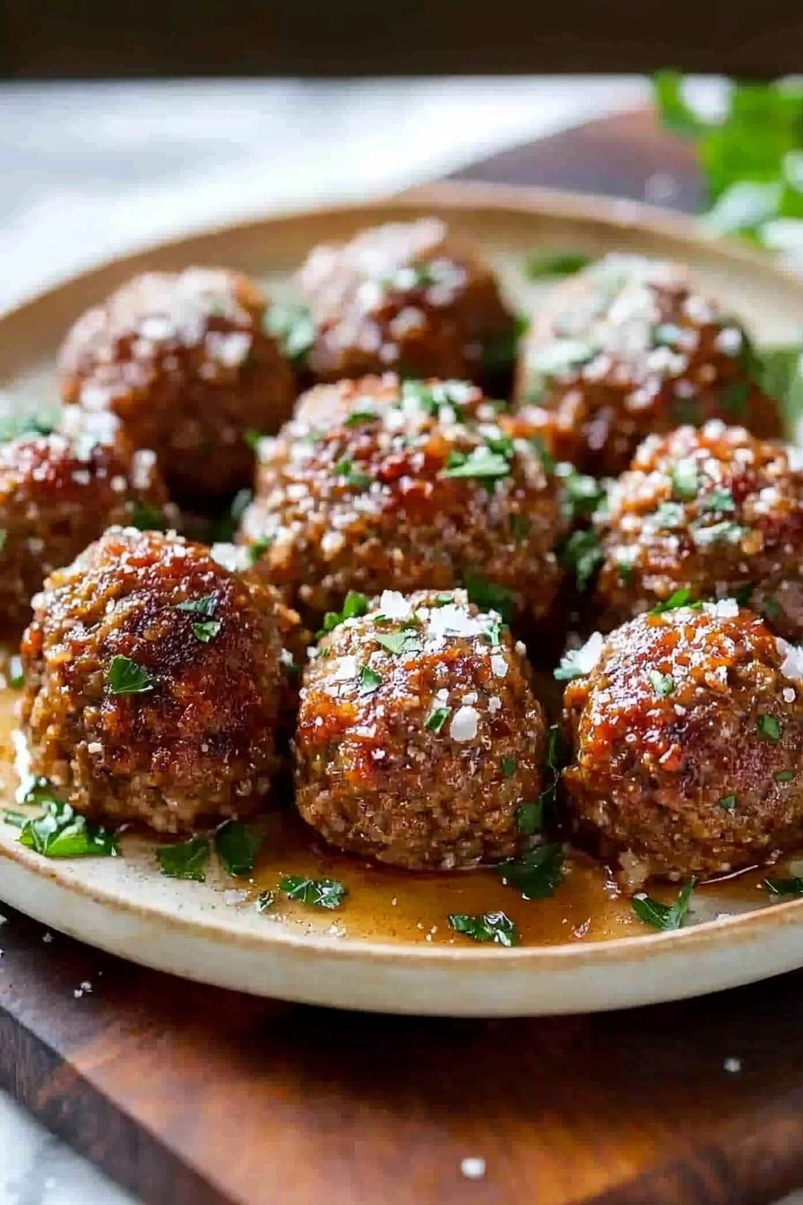 Irresistibly Tender Oven-Baked Beef Meatballs
