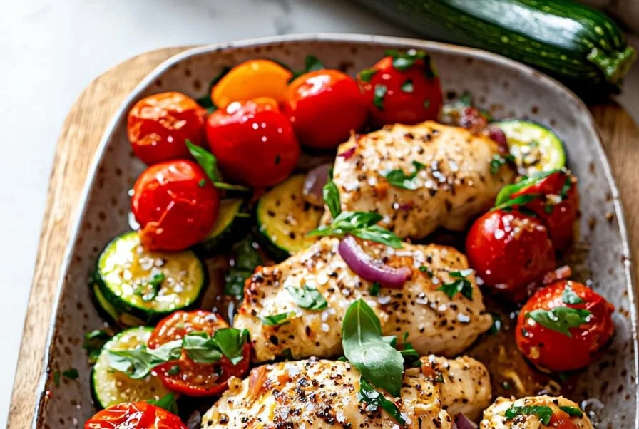 Italian Chicken Sheet Pan Dinner