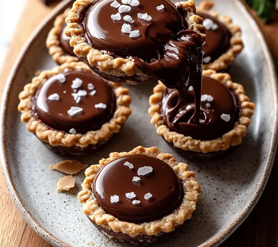 Keto Irresistible Mini Chocolate Peanut Butter Pies