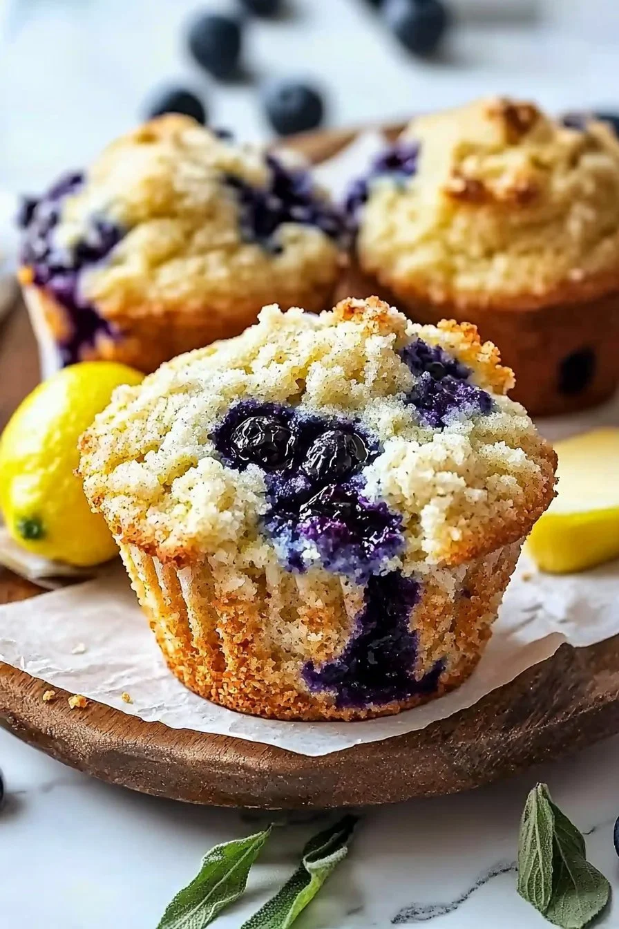 Lemon Blueberry Muffins