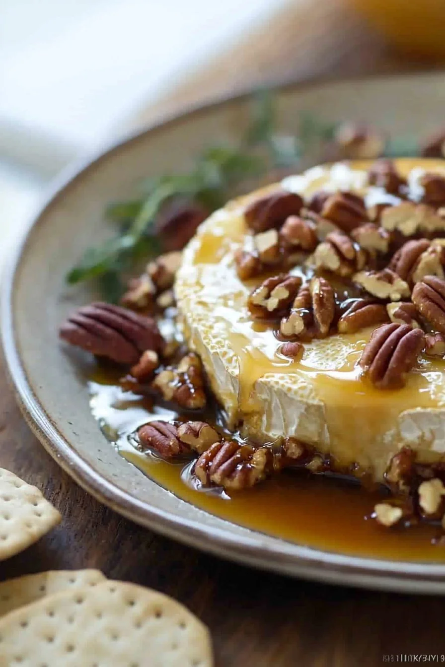 Maple Pecan Baked Brie
