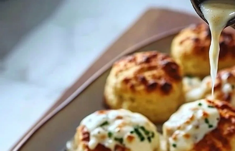 Melted mozzarella ranch chicken bombs served on a platter