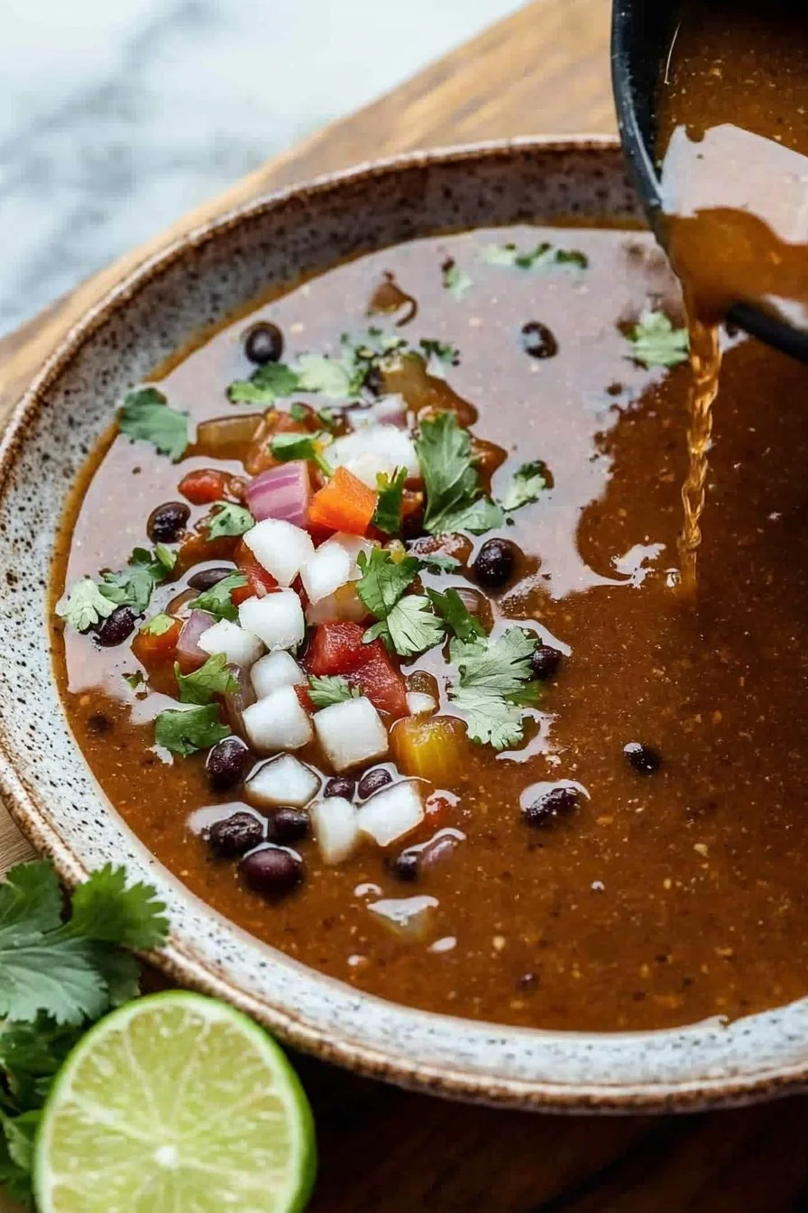 Mexican Style Black Bean Soup