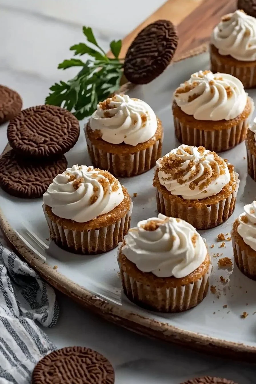 Mini Biscoff Cheesecakes