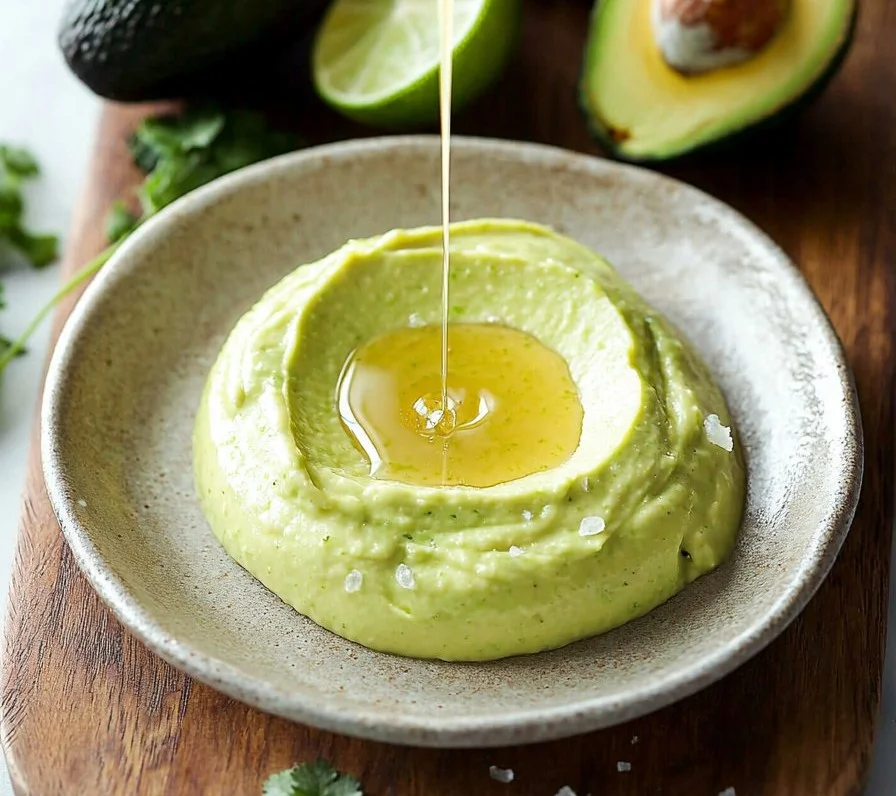 Raw Avocado Lime Mousse
