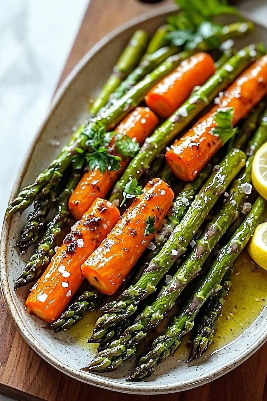 Roasted Asparagus & Carrots