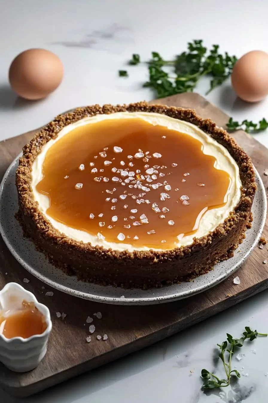 Salted Caramel Cheesecake