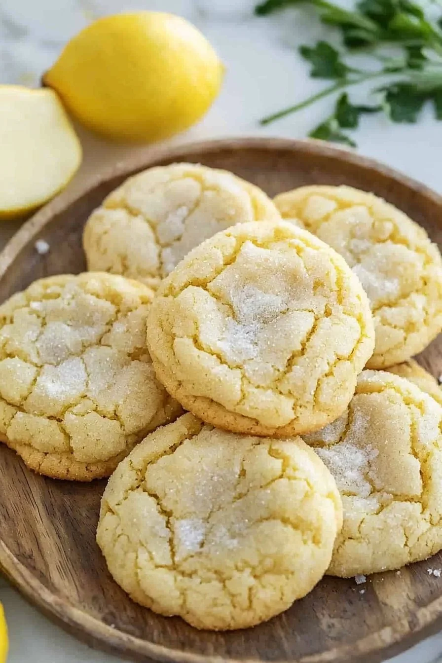 Soft Chewy Lemon Sugar Cookies