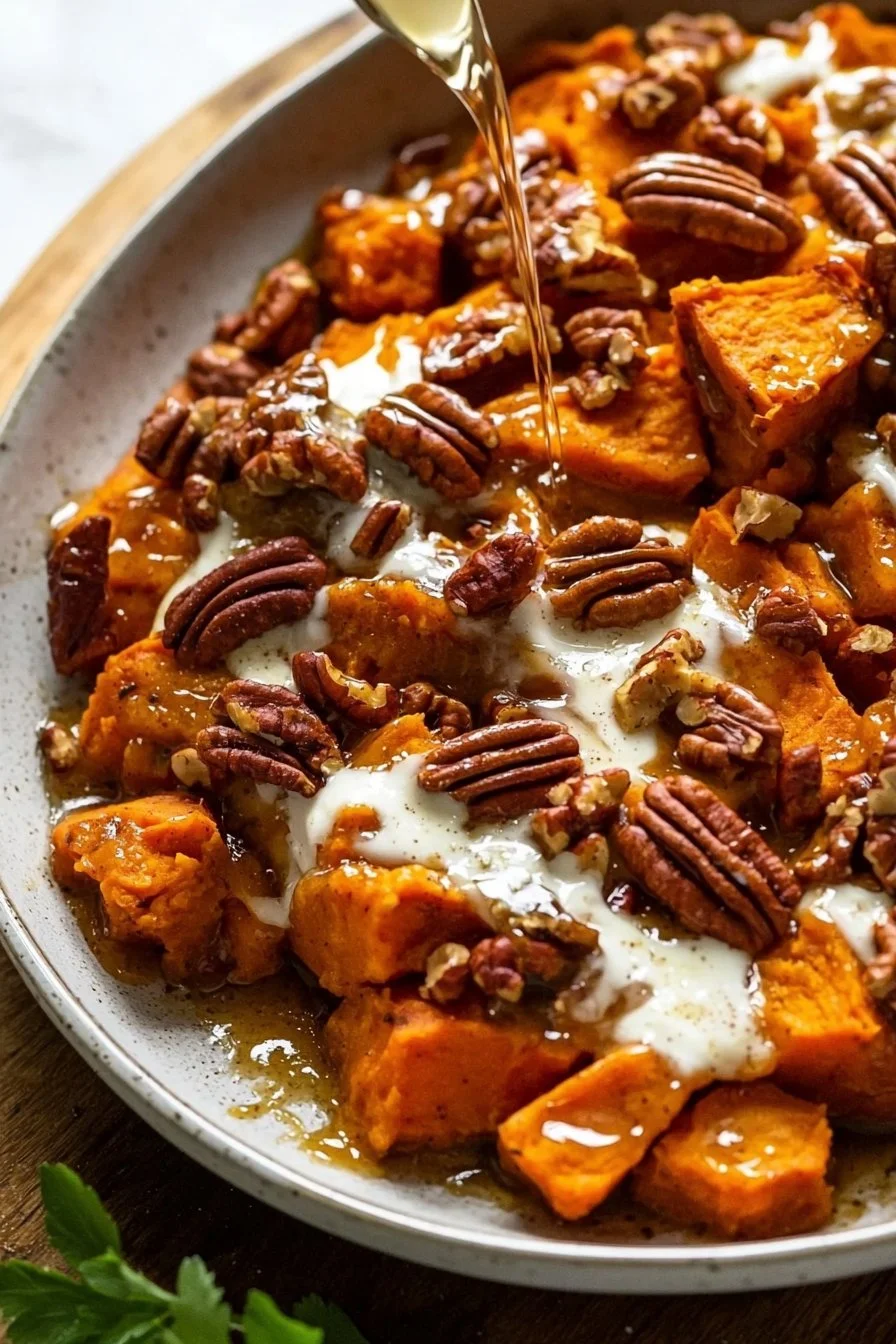Southern Maple Sweet Potato Casserole