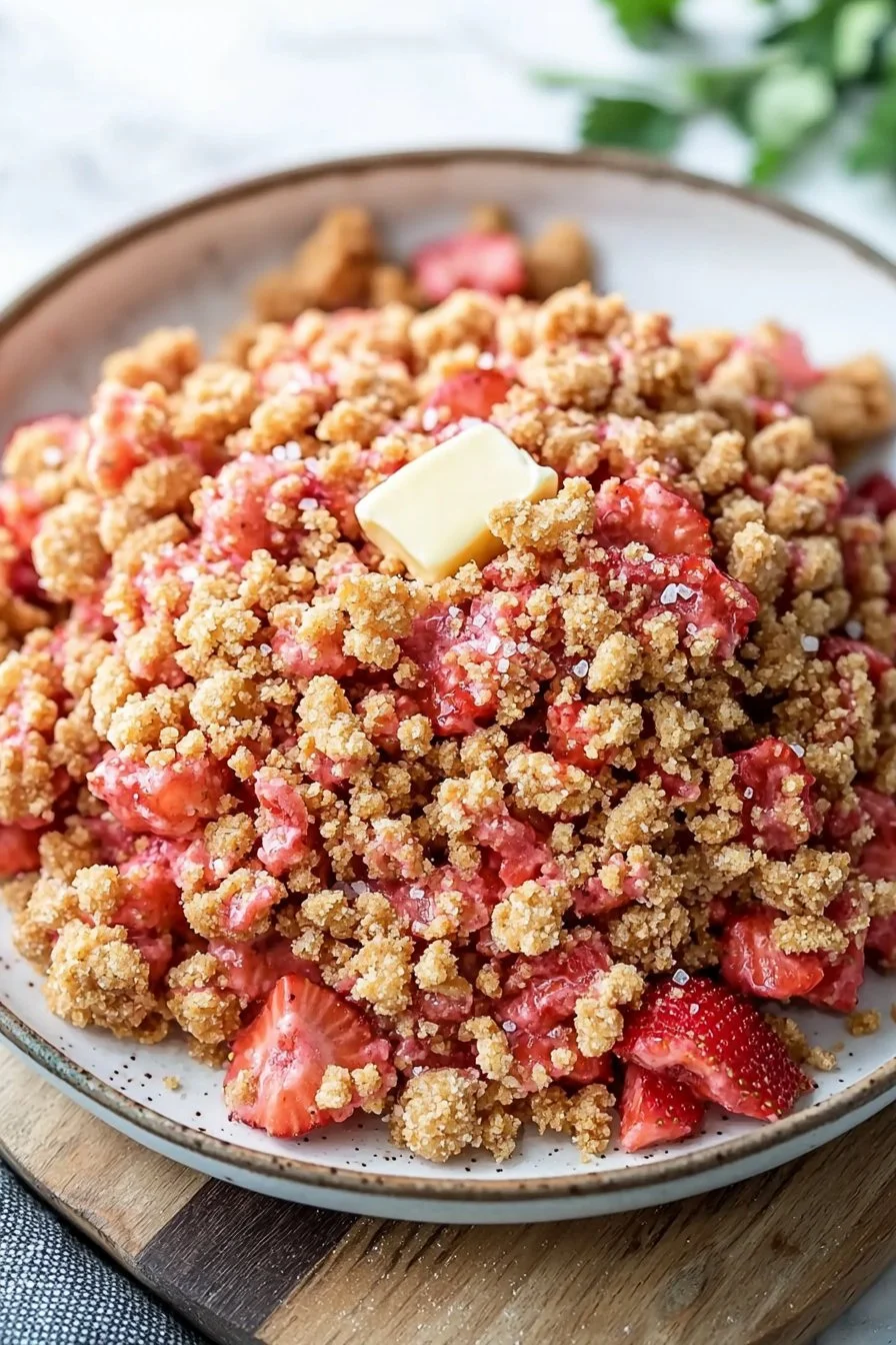 Strawberry Crunch Topping