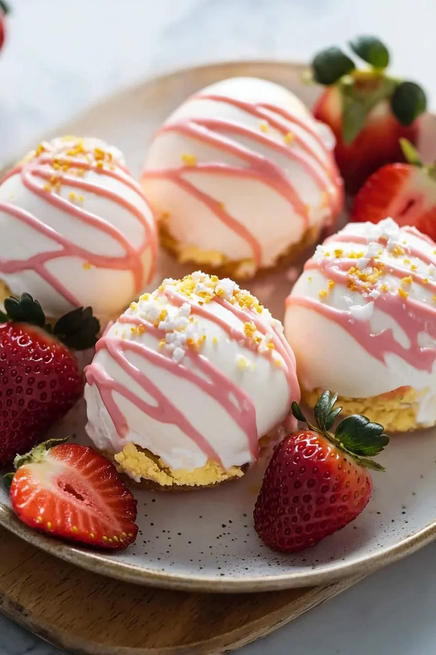 Strawberry Shortcake Egg Bombs