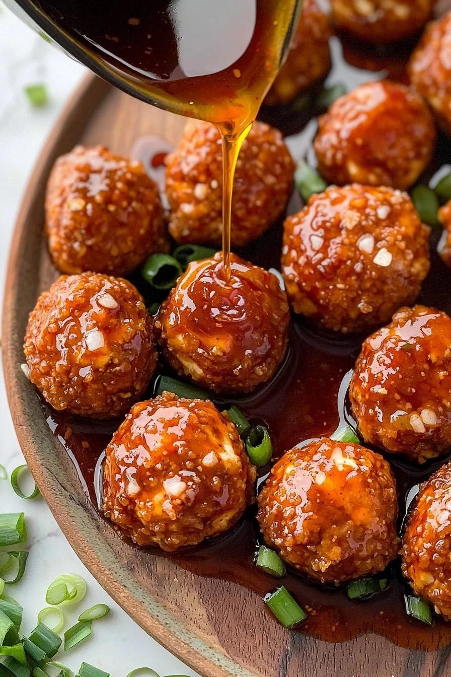 Sweet Chili Tofu Balls