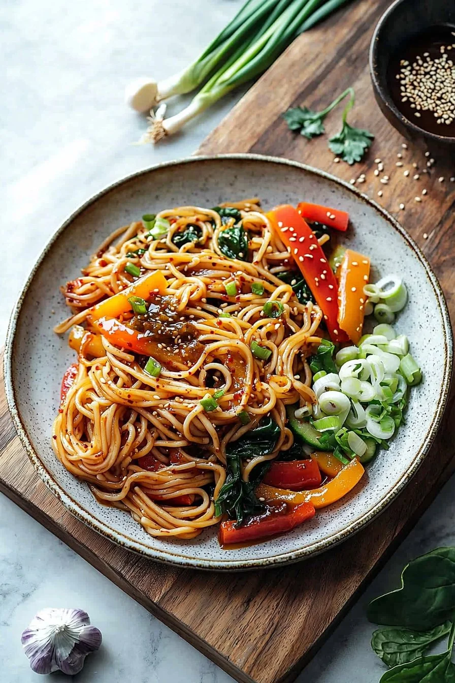 Sweet & Spicy Korean Noodles