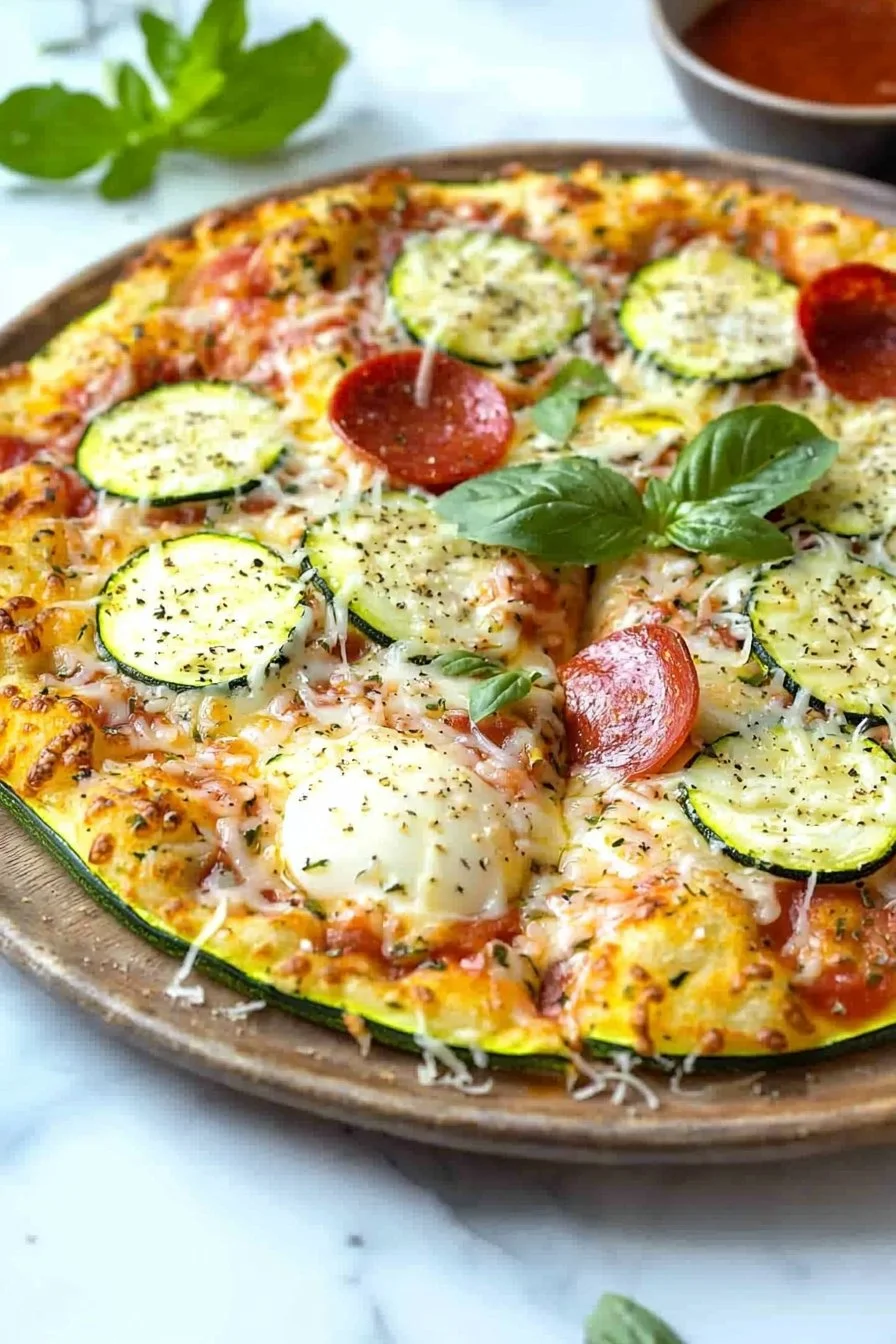 Zucchini Pizza